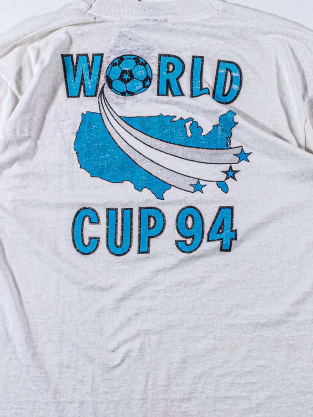 Vintage 1994 World Cup Lehigh Valley Soccer T-Shirt Medium 90s VTG